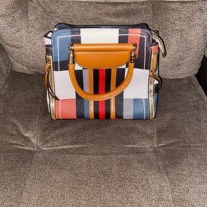 Plaid Cross body Purse